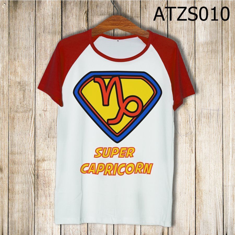 Áo thun tay màu Cung ma kết Superman ATZS010