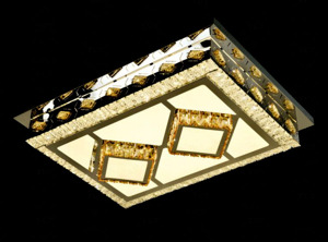 Áp trần pha lê Led vuông  ALED 428