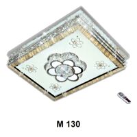 Áp trần pha lê Led vuông  M 130