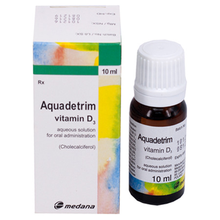 Aquadetrim vitamin d3 - lọ 10ml - bổ sung vitamin d3
