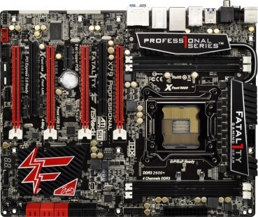 Bo mạch chủ (Mainboard) Asrock Fatal1ty X79 Professional - Socket 2011, Intel X79, 4 x DIMM, Max 32GB, DDR3