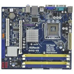 Bo mạch chủ (Mainboard) Asrock G41C-VS - Socket 775, Intel G41/ICH7, 2 x DIMM, Max 8GB, DDR3