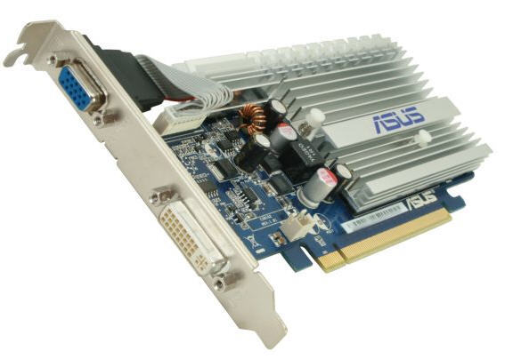 Card đồ họa (VGA Card) Asus EN8400GS SILENT/HTP - NVIDIA GeForce 8400GS, DDR2, 512MB, 64-bit, PCI Express x16