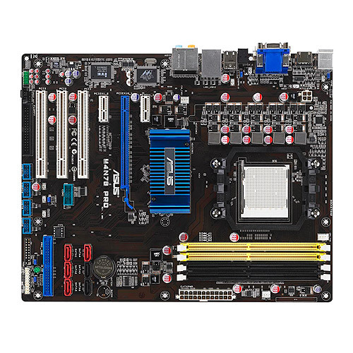 Bo mạch chủ (Mainboard) Asus M4N78 PRO - Socket AM2, NVIDIA GeForce 8300, 4 x DIMM, Max 16GB, DDR2