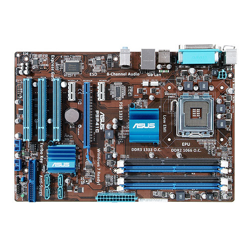 Bo mạch chủ (Mainboard) Asus P5P41C - Socket 775, Intel G41/ICH7, 2 x DIMM, Max 8GB, DDR3