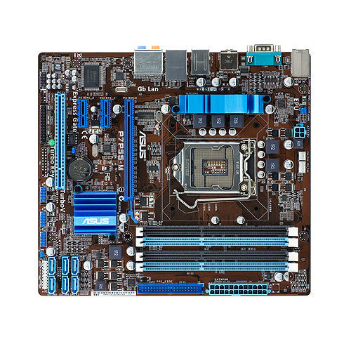 Bo mạch chủ (Mainboard) Asus P7P55-M - Socket 1156, Intel P55, 4 x DIMM, Max 16GB, DDR3