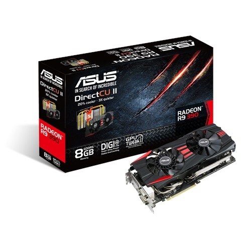 Asus R9390-DC3OC-8GD5-GAMING (AMD Radeon/ 8Gb/ DDR5/ 512 Bit)