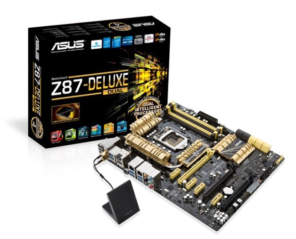 Bo mạch chủ (Mainboard) Asus Z87-DELUXE - Socket 1150, Intel Z87, 4 x DIMM, Max 32GB, DRR3