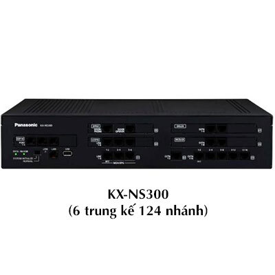 Tổng đài IP Panasonic KX-NS300 6 trung kế 124 nhánh 