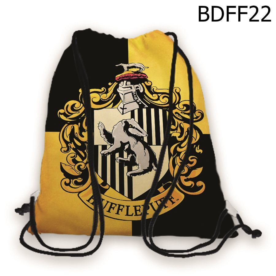 Ba lô dây rút chủ đề Harry Potter - Nhà Hufflepuff BDFF22