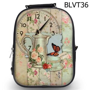 Ba lô in hình Vintage Bình trà size lớn BLVT36