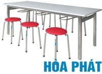 Bàn ăn công nghiệp mặt gỗ Hòa Phát BA01-16I