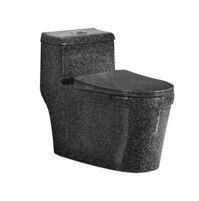 Bàn cầu 1 khối màu đen Miken MKB-2039