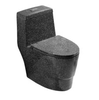 Bàn cầu 1 khối màu đen Miken MKB-2038