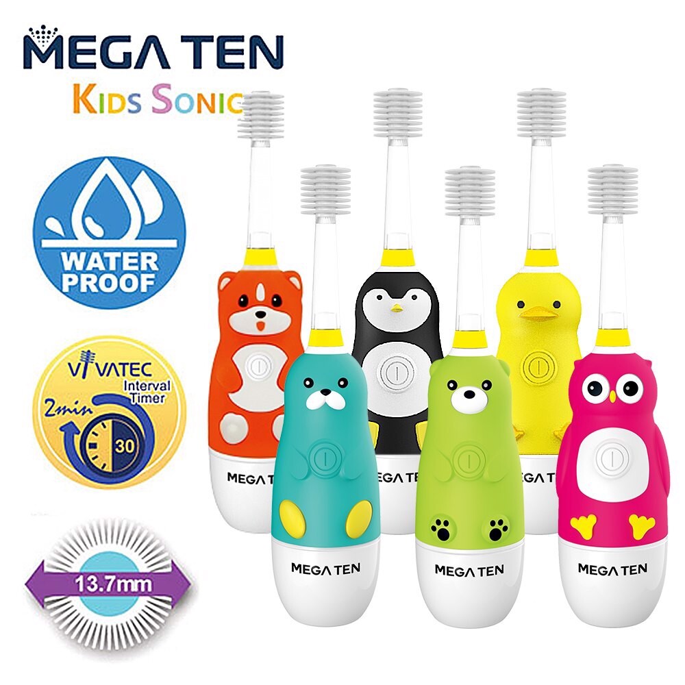 Bàn chải đánh răng điện MegaTen Kids Sonic