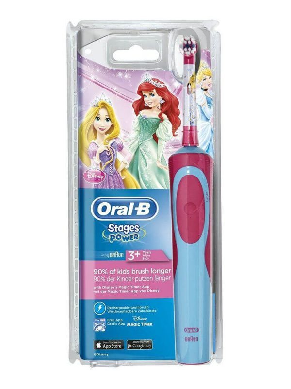 Bàn chải đánh răng trẻ em 3t bằng máy Oral-B Disney