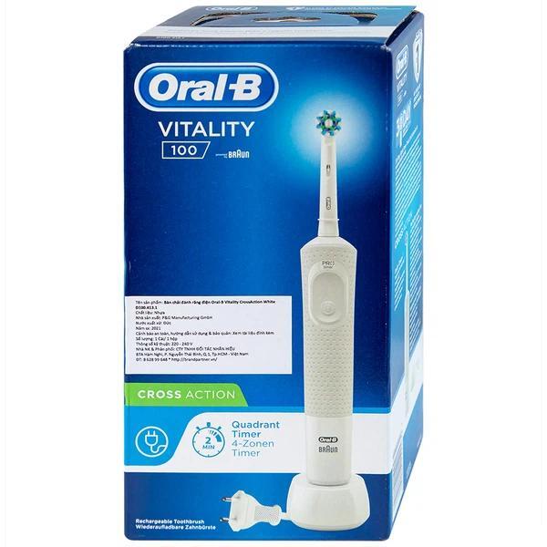 Bàn chải điện đánh răng tự động Oral B D100