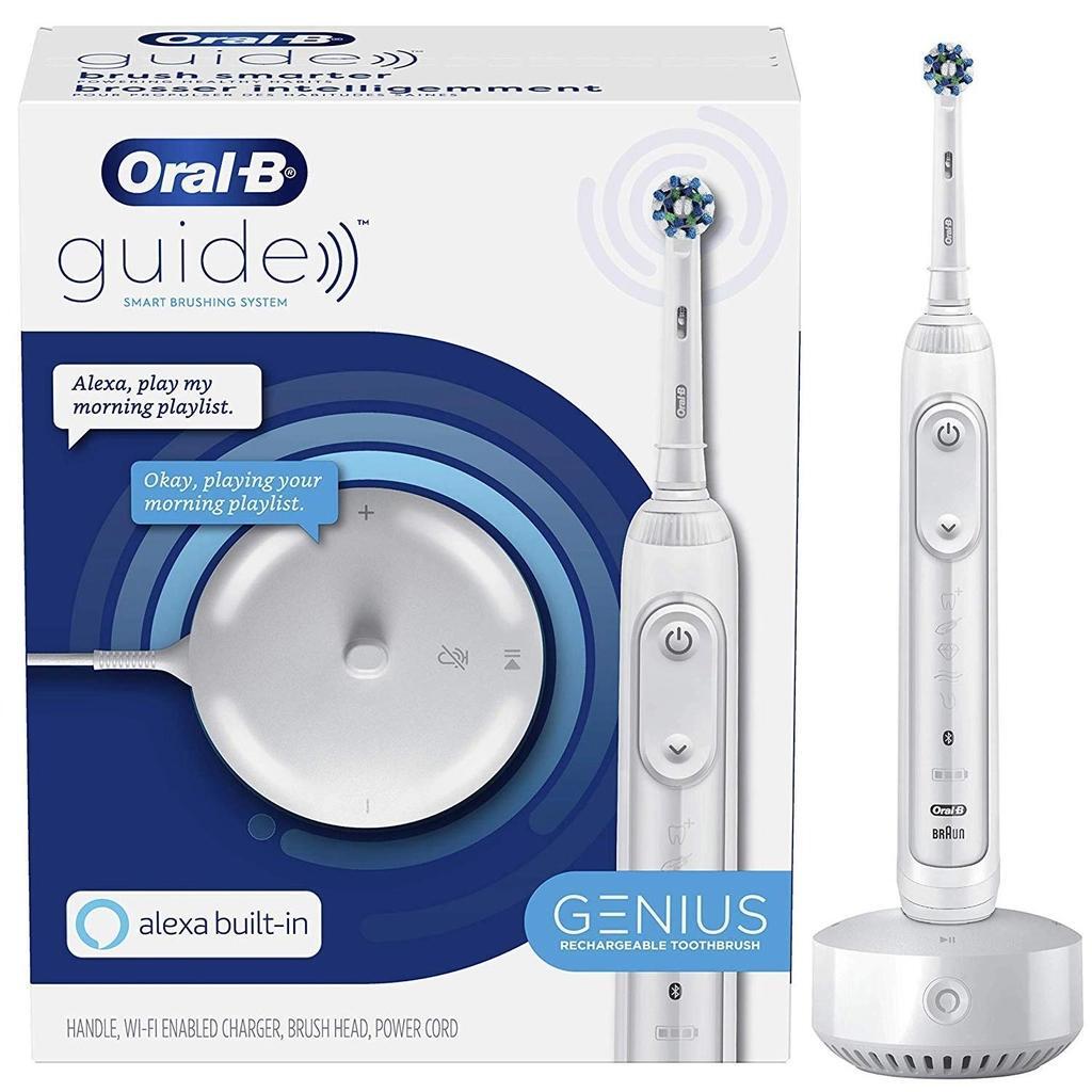 Bàn chải điện Oral-B Genius Guide - tích hợp Alexa cao cấp