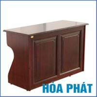 Bàn hội trường Hòa Phát dài 1,2m gỗ Acacia BHT12DH2