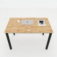 Bàn làm việc 120x70cm hệ Oval Concept lắp ráp HBOV004