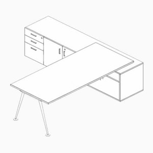 Bàn làm việc HGD10