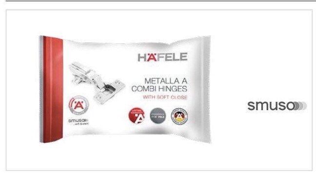 Bản lề Hafele Metalla A DIY 493.03.025