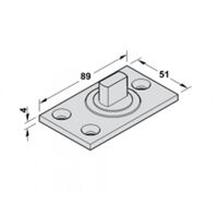 Bản lề trục xoay Hafele 981.00.092