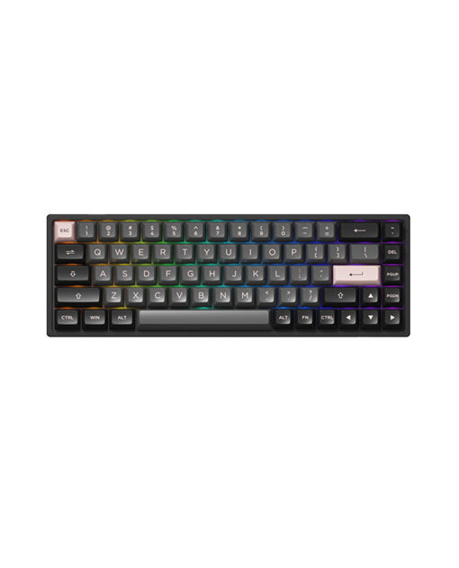 Bàn phím - Keyboard Akko 3068B Multi-modes Black Pink