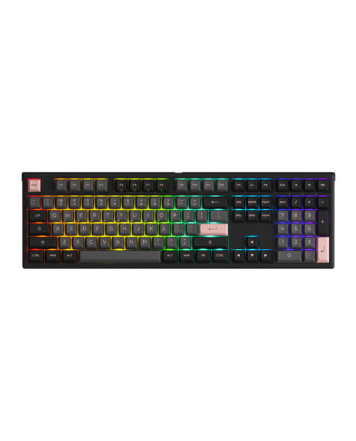 Bàn phím - Keyboard Akko MonsGeek MG108 Black&Pink