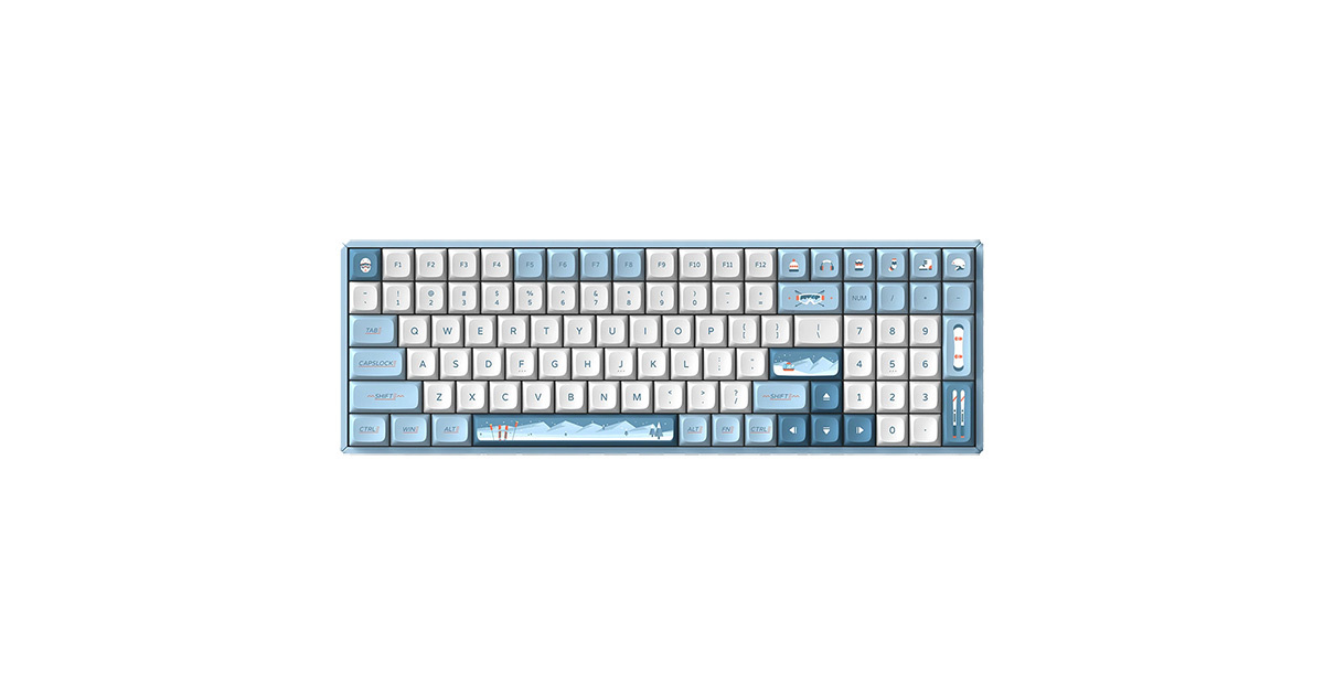 Bàn phím - Keyboard Iqunix F97 Wintertide