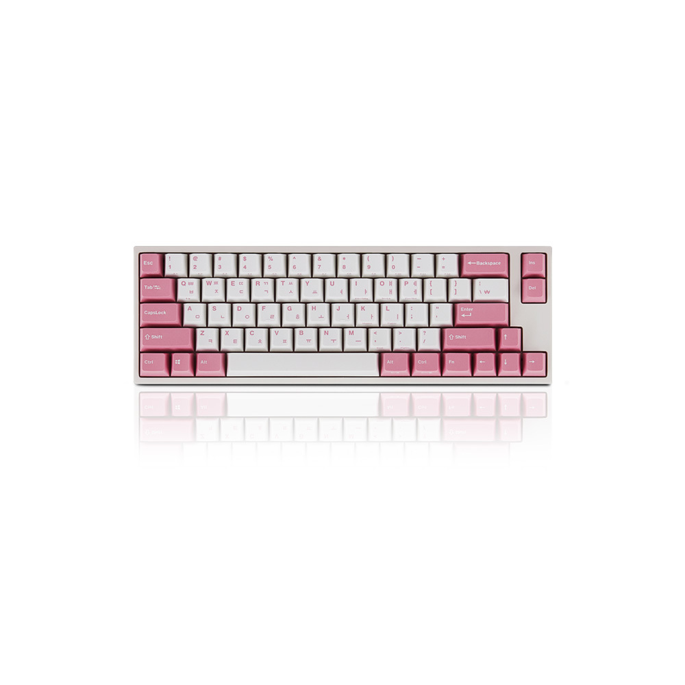 Bàn phím - Keyboard Leopold FC660M OE White Pink