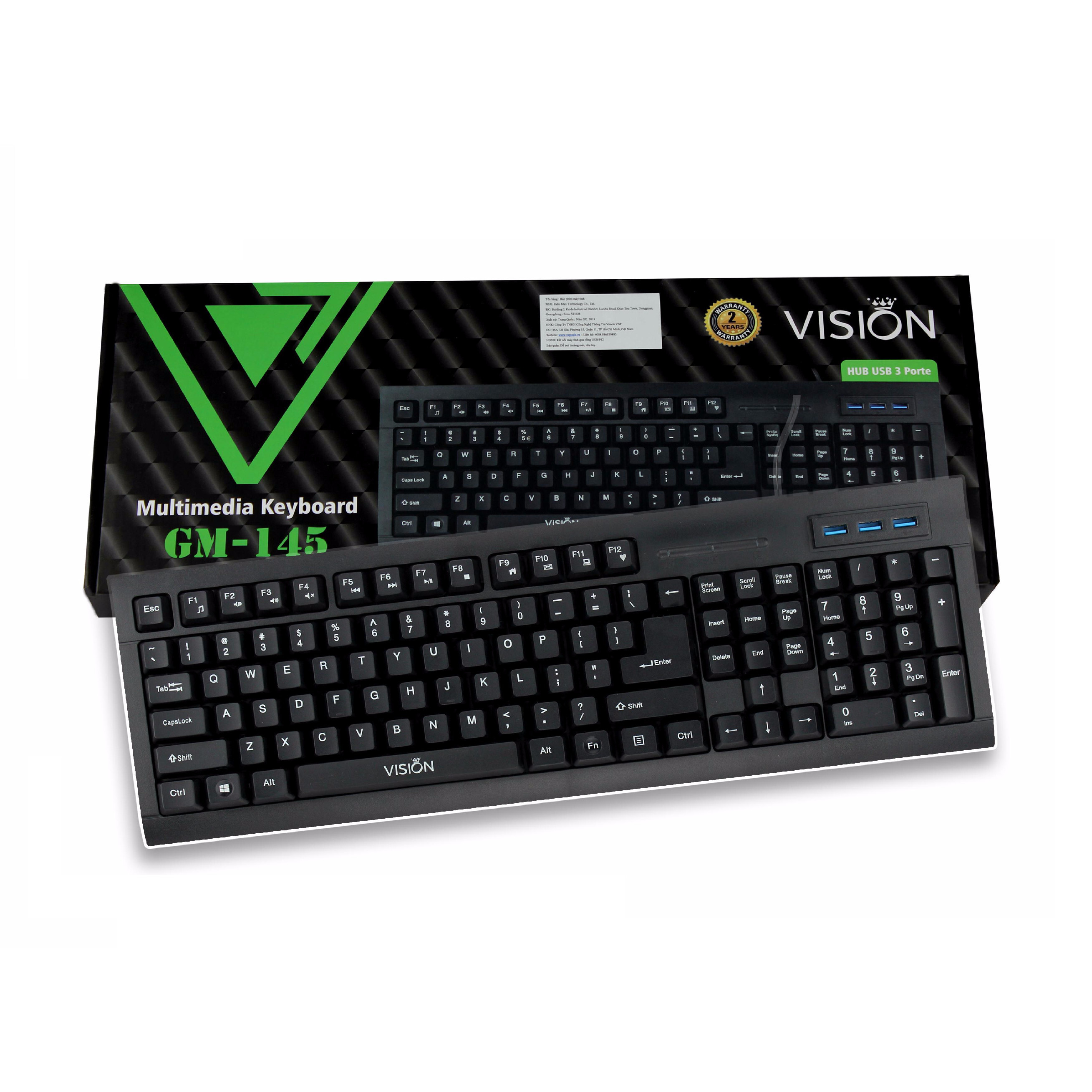 Bàn phím - Keyboard Vision GM-145