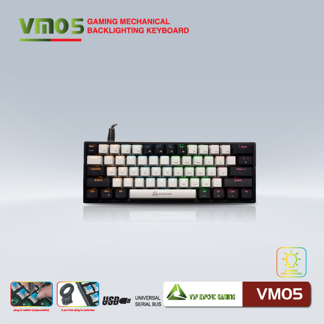 Bàn phím - Keyboard VSP eSport Gaming VM05