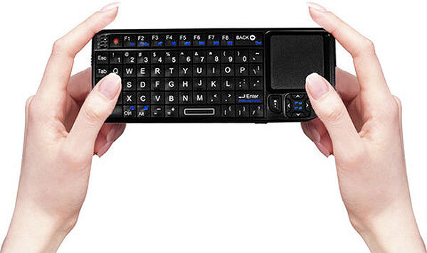 Bàn phím Ultra Mini Keyboard Wireless kiêm bút trình chiếu RT-UMK-100-RF