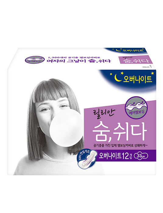 Băng vệ sinh Hàn Quốc ban đêm Lilian Soomshida (33cm) 12 miếng