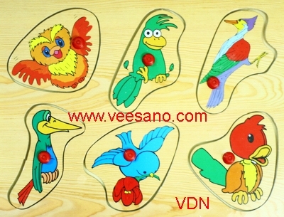 Bảng xếp hình - Các loại chim Veesano VDN