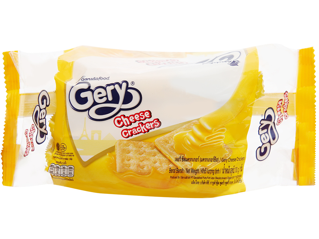 Bánh cracker phô mai Gery gói 100g chính hãng giá rẻ