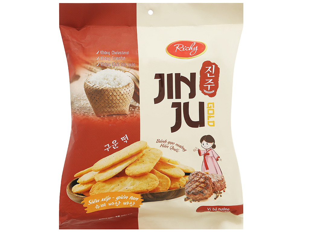 Bánh gạo nướng Jinju Richy - 134.4g