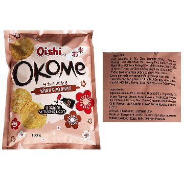 Bánh gạo Oishi OKOME 100g