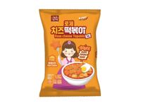 Bánh gạo Topokki hoa sao tim xốt phô mai gói 97g