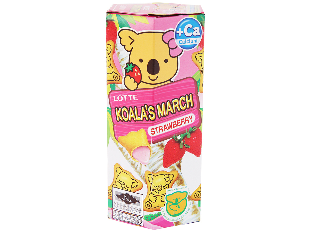 Bánh gấu nhân kem Lotte Koala's March - hộp 37g