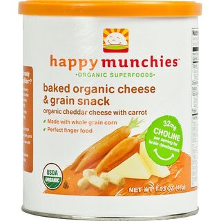 Bánh ăn dặm Happy munchies - bánh phô mai carot