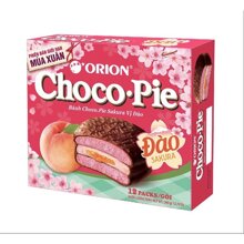 Bánh Lotte Choco Pie vị đào hộp 360g