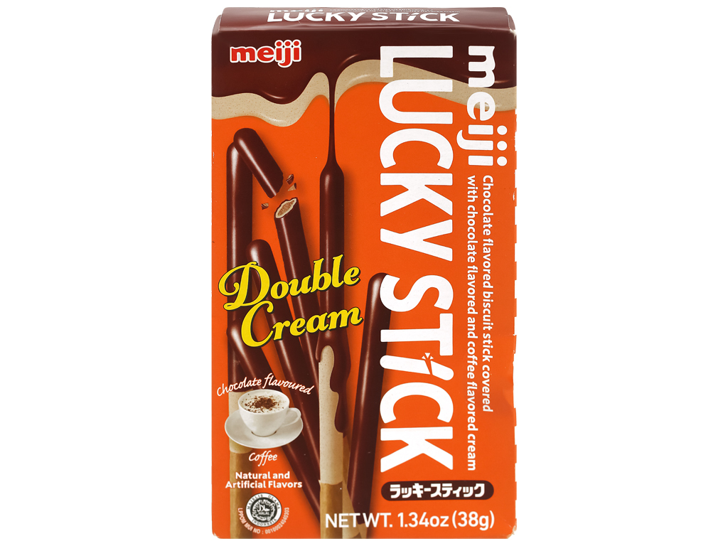 Bánh que Meiji Lucky Stick hộp 38g