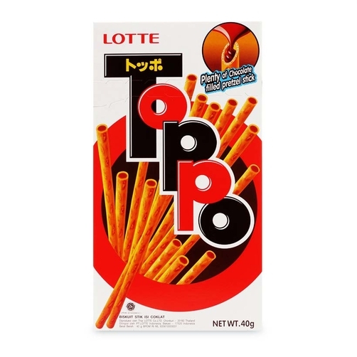 Bánh que sô cô la Toppo hộp 40g