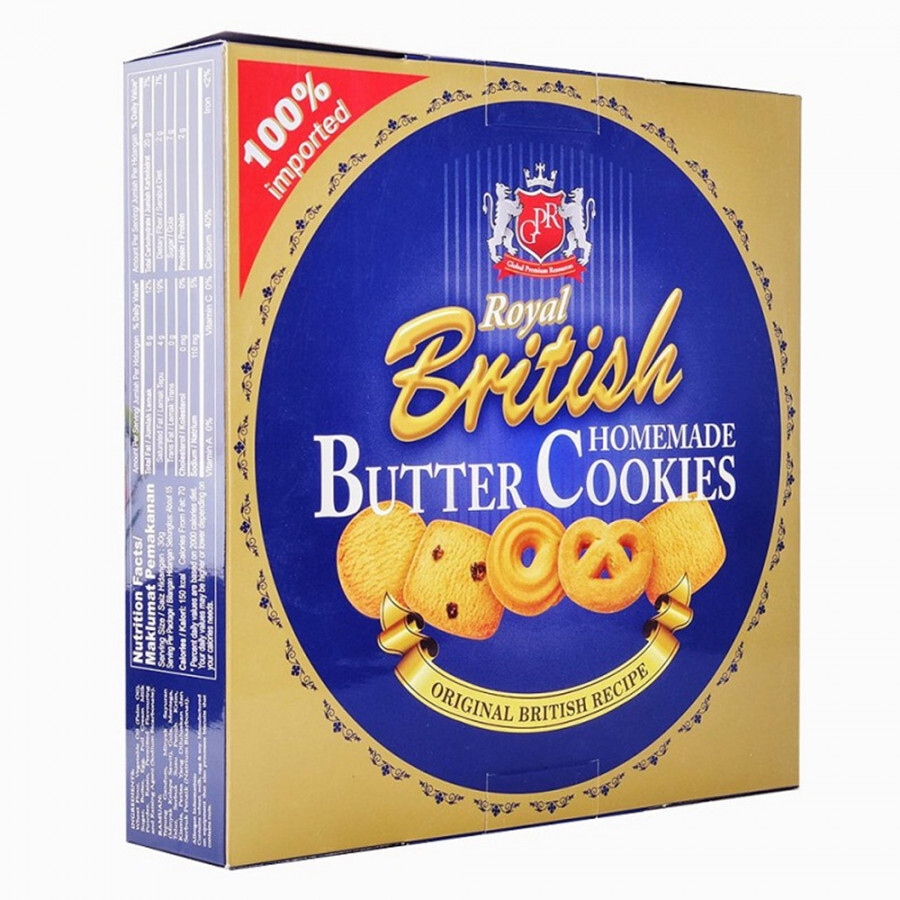 Bánh quy bơ British Hộp Thiếc 454g