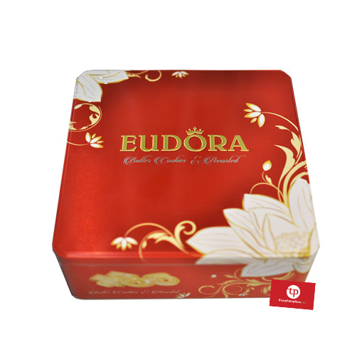 Bánh quy bơ hỗn hợp hiệu EUDORA – hộp thiếc 496g