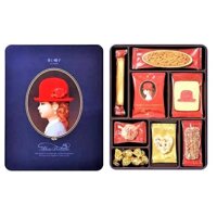 Bánh quy hộp tổng hợp cao cấp Akai Bohshi Blue Box