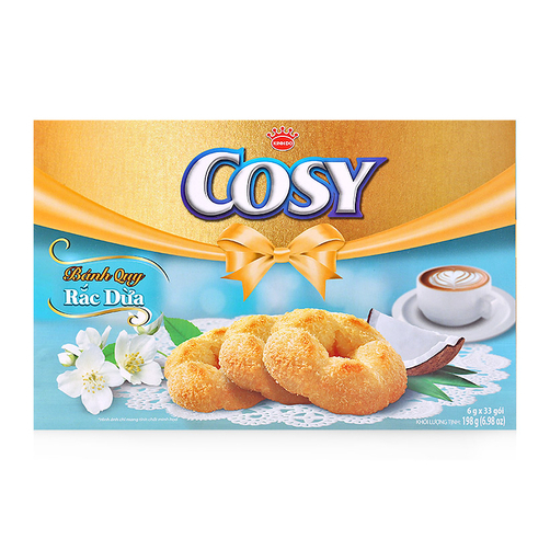 Bánh Quy Kinh Đô Cosy Rắc Dừa Hộp 198g