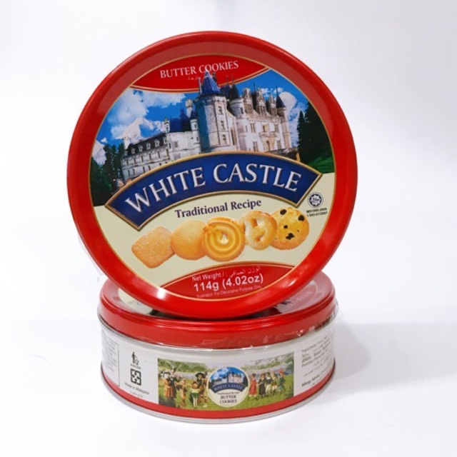 Bánh quy White Castle hộp thiếc 114g